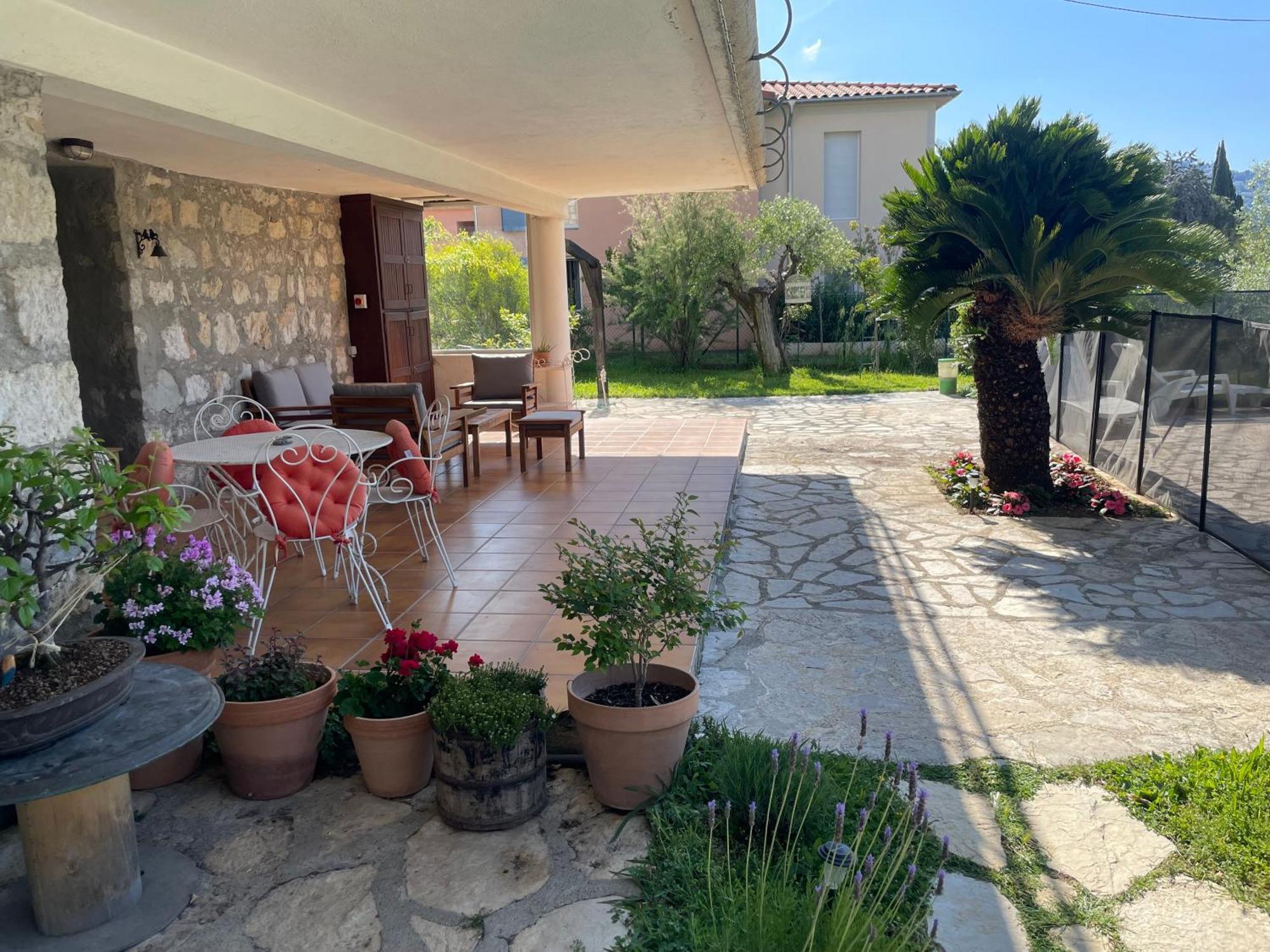 Bas De Villa Avec Acces Piscine Pres De Nice Cannes Monaco Carros Kültér fotó