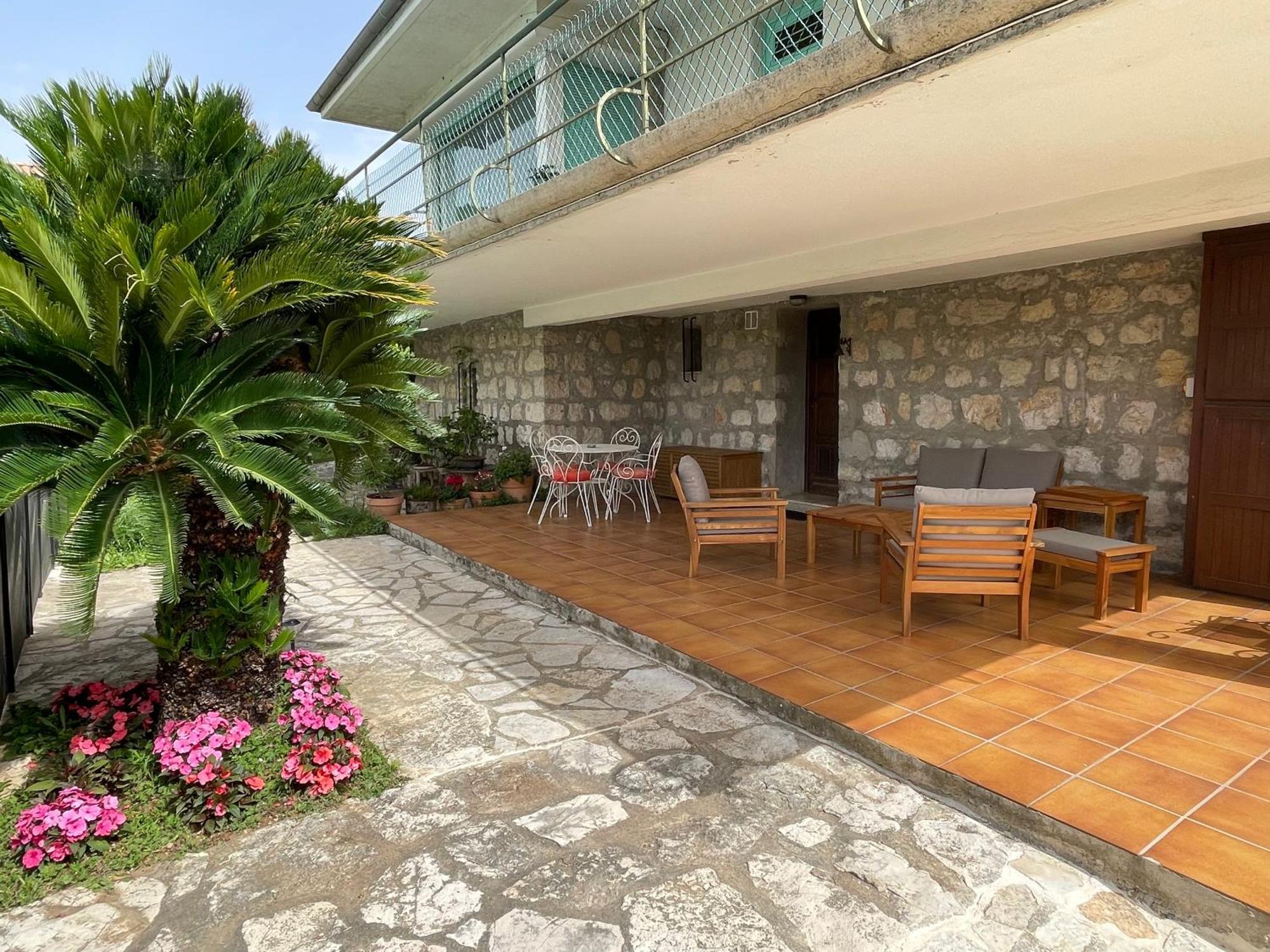 Bas De Villa Avec Acces Piscine Pres De Nice Cannes Monaco Carros Kültér fotó